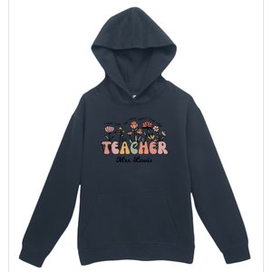 Mrs Lewis Teacher Wildflower Back To School Gift Urban Pullover Hoodie