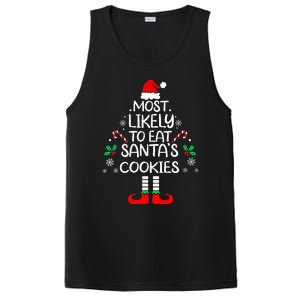 Most Likely To Eat Santas Cookies Christmas Family Matching  PosiCharge Competitor Tank