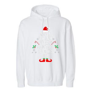 Most Likely To Eat Santas Cookies Christmas Family Matching  Garment-Dyed Fleece Hoodie