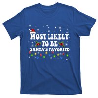 Most Likely To Christmas Be SantaS Favorite Matching Family Gift T-Shirt