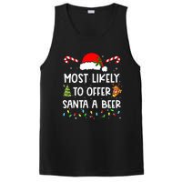 Most Likely To Offer Santa A Beer Drinking Christmas  PosiCharge Competitor Tank