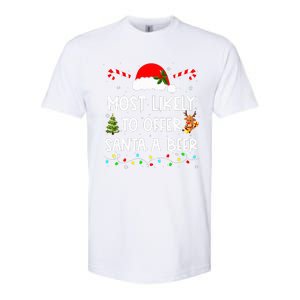 Most Likely To Offer Santa A Beer Drinking Christmas  Softstyle CVC T-Shirt