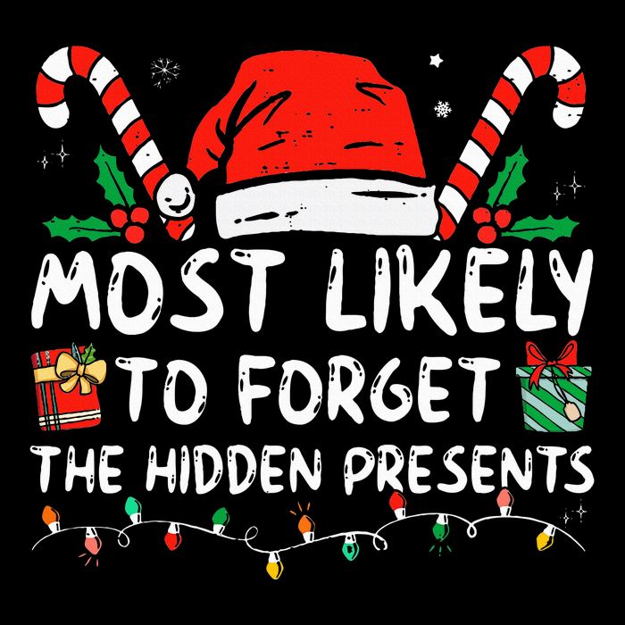 Most Likely To Forget The Hidden Presents Family Christmas 16 in Basic Backpack