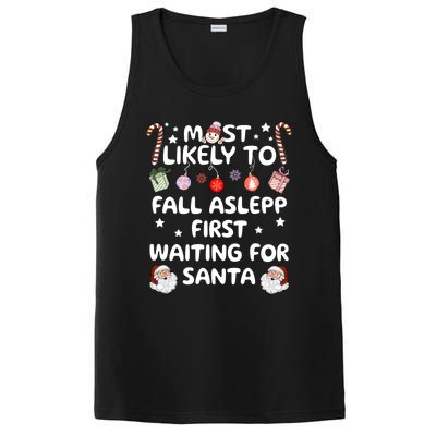 Most Likely To Christmas Matching Family Pajamas Most Likely Funny Gift PosiCharge Competitor Tank