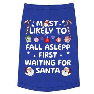 Most Likely To Christmas Matching Family Pajamas Most Likely Funny Gift Doggie Tank