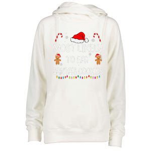 Most Likely To Eat Santas Cookies Family Christmas Matching Womens Funnel Neck Pullover Hood