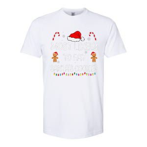 Most Likely To Eat Santas Cookies Family Christmas Matching Softstyle CVC T-Shirt