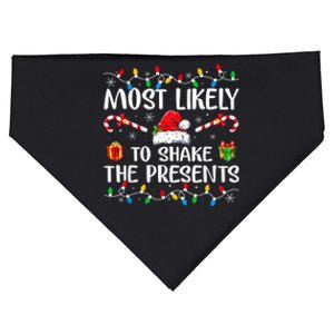 Most Likely To Shake The Presents USA-Made Doggie Bandana