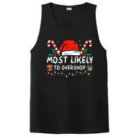 Most Likely To Overshop Shopping Family Crew Christmas PosiCharge Competitor Tank