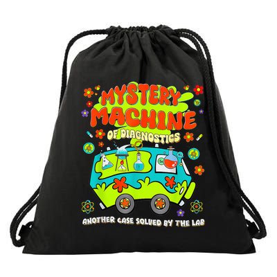 Med Lab Tech Lab Week 2025 Mystery Machine Drawstring Bag