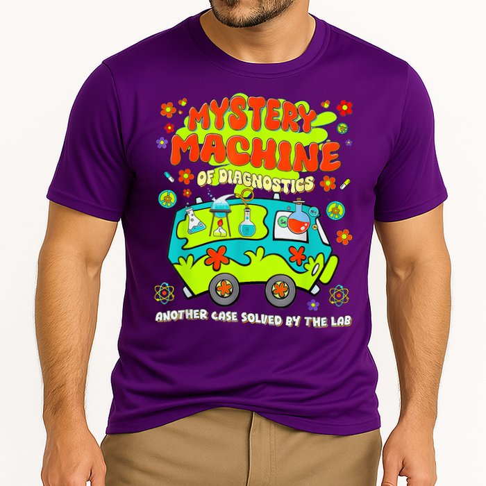 Med Lab Tech Lab Week 2025 Mystery Machine Cooling Performance Crew T-Shirt