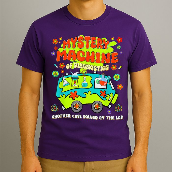 Med Lab Tech Lab Week 2025 Mystery Machine T-Shirt