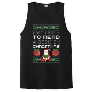 Most Likely To Read A Book On Christmas PosiCharge Competitor Tank