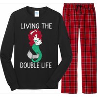 Mermaid Living The Double Life Long Sleeve Pajama Set