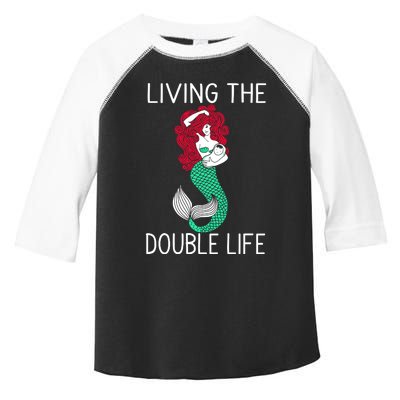 Mermaid Living The Double Life Toddler Fine Jersey T-Shirt