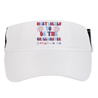 Most Likely To Be The Grillmaster Adult Drive Performance Visor