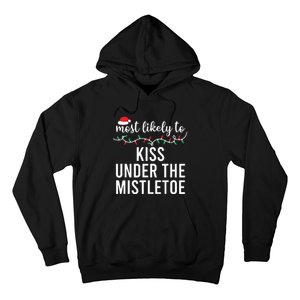 Most Likely To Christmas Matching Family Pajamas Funny Hoodie