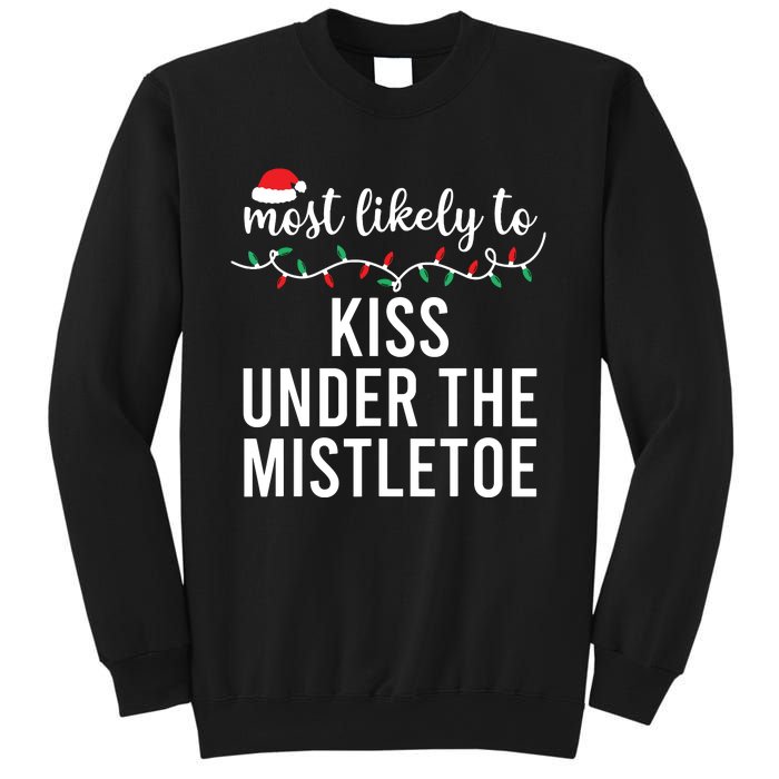 Most Likely To Christmas Matching Family Pajamas Funny Sweatshirt