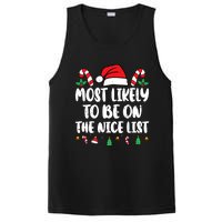 Most Likely To Be On The Nice List Xmas Family Christmas PosiCharge Competitor Tank