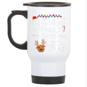 Most Likely To Twerk To Carols Fa La La La Funny Christmas Stainless Steel Travel Mug