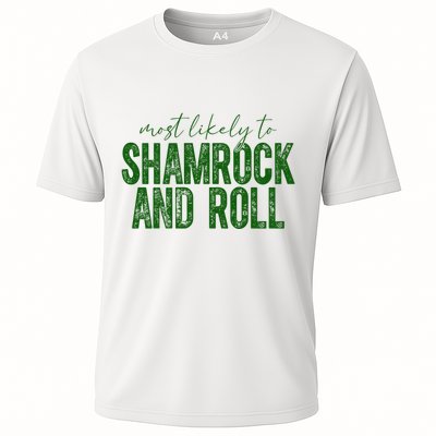 Most Likely To Be Shamrock And Roll Funny St Patricks Day Performance Shirt