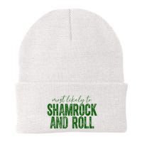 Most Likely To Be Shamrock And Roll Funny St Patricks Day Beanie