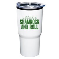 Most Likely To Be Shamrock And Roll Funny St Patricks Day Tumbler