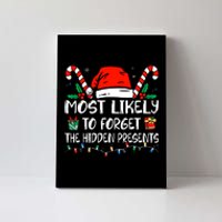 Most Likely To Forget The Hidden Presents Family Christmas Canvas