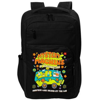 Med Lab Tech Lab Week 2025 Mystery Machine of Diagnostics Impact Tech Backpack
