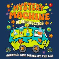 Med Lab Tech Lab Week 2025 Mystery Machine of Diagnostics Button