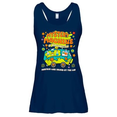 Med Lab Tech Lab Week 2025 Mystery Machine of Diagnostics Ladies Essential Flowy Tank