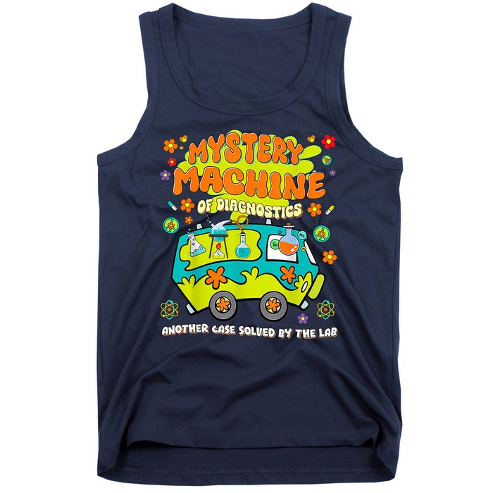 Med Lab Tech Lab Week 2025 Mystery Machine of Diagnostics Tank Top