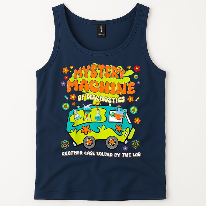 Med Lab Tech Lab Week 2025 Mystery Machine of Diagnostics Tank Top