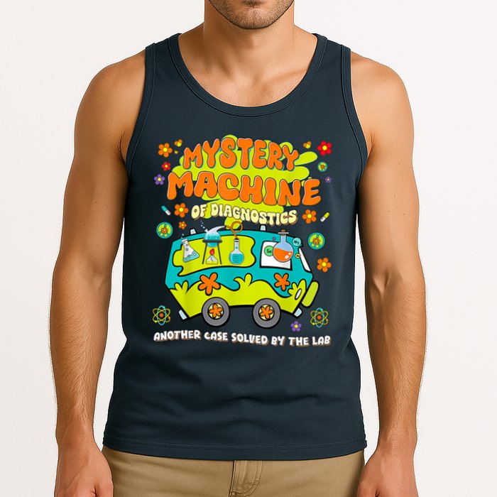 Med Lab Tech Lab Week 2025 Mystery Machine of Diagnostics Tank Top