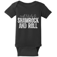 Most Likely To Be Happy Go Lucky Funny St Patricks Day Baby Bodysuit