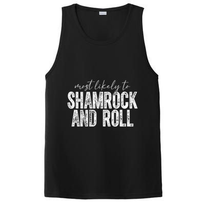 Most Likely To Be Happy Go Lucky Funny St Patricks Day PosiCharge Competitor Tank