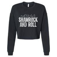 Most Likely To Be Happy Go Lucky Funny St Patricks Day Cropped Pullover Crew
