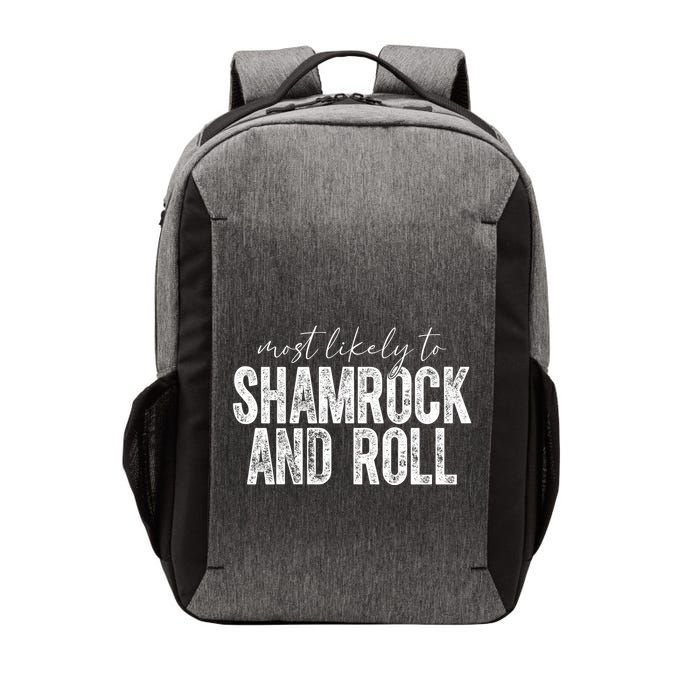 Most Likely To Be Happy Go Lucky Funny St Patricks Day Vector Backpack