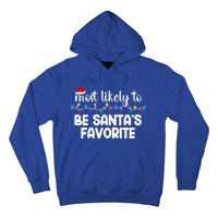 Most Likely To Family Gift Pajamas Christmas Funny Gift Hoodie