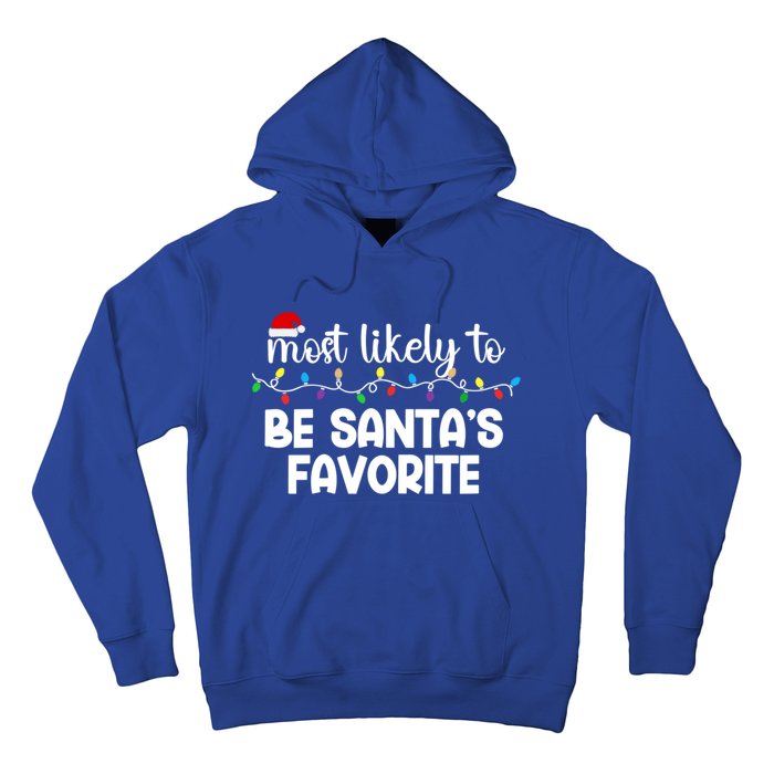 Most Likely To Family Gift Pajamas Christmas Funny Gift Hoodie