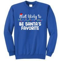 Most Likely To Family Gift Pajamas Christmas Funny Gift Sweatshirt