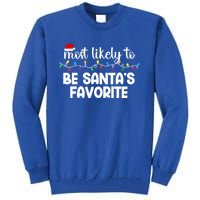 Most Likely To Family Gift Pajamas Christmas Funny Gift Tall Sweatshirt