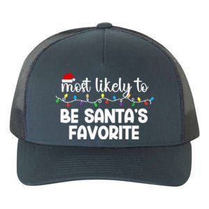 Most Likely To Family Gift Pajamas Christmas Funny Gift Yupoong Adult 5-Panel Trucker Hat