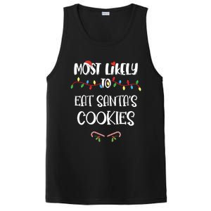 Most Likely To Christmas Eat Santa's Cookies Family Group Meaningful Gift PosiCharge Competitor Tank