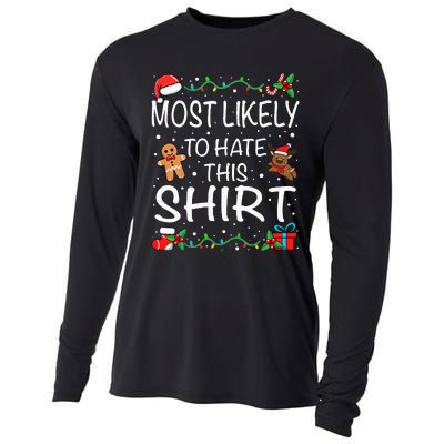 Most Likely To Hate This Family Christmas Cooling Performance Long Sleeve Crew