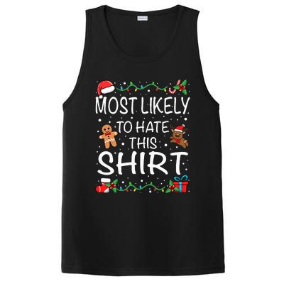 Most Likely To Hate This Family Christmas PosiCharge Competitor Tank