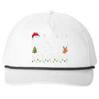 Most Likely To Start All The Shenanigans Family Xmas Holiday Snapback Five-Panel Rope Hat