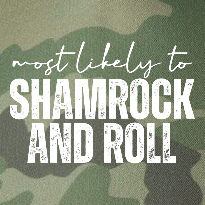 Most Likely To Shamrock And Roll St Patricks Legacy Tie Dye Trucker Hat