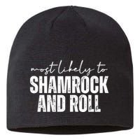 Most Likely To Shamrock And Roll St Patricks Sustainable Beanie