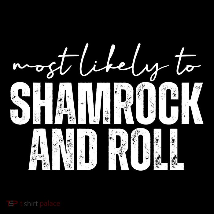 Most Likely To Shamrock And Roll St Patricks Sustainable Beanie